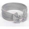 thumbnail image 1 of 1 pieza de diadema para bebé, diadema para niñas recién nacidas, diadema para niñas, diadema elástica de nailon con diademas de lazo, turbante para niñas pequeñas, accesorios para fotos de bebés, gris Sailing Electrónica, 1 of 3