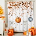 thumbnail image 4 of Thanksgiving Pumpkins Shower Curtains for Bathroom, Eucalyptus Leaves Starfish Jellyfish Waterproof Fabric Shower Curtain for Bathroom Bathtub Decoration, Machine Washable, 72"x72", 4 of 9
