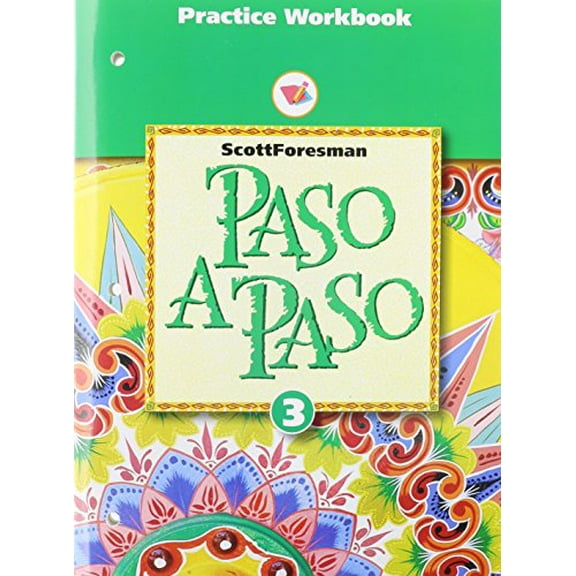 Pre-Owned Paso a Paso 1996 Spanish Practice Sheet Student Workbook Level 3 (Paperback) 0673216837 9780673216830