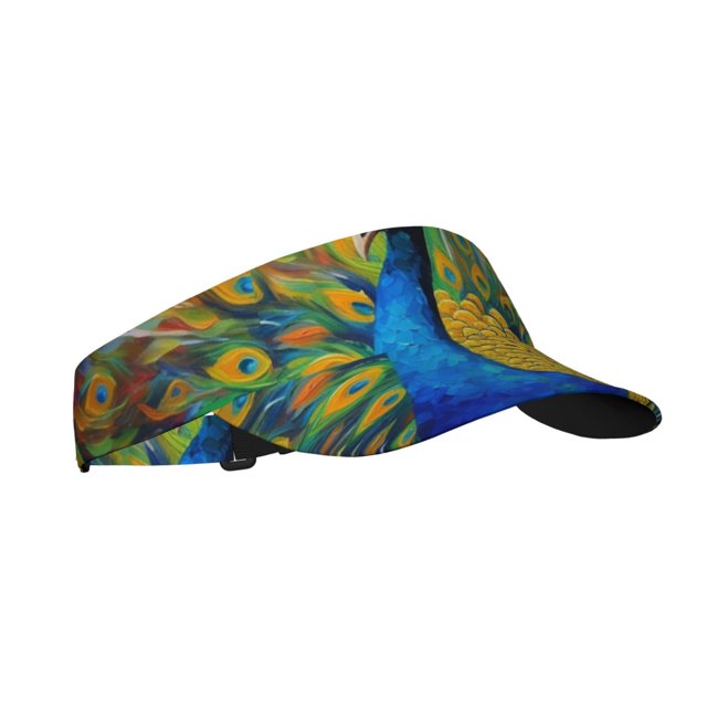 Balery Peacocks Gorra deportiva con visera ajustable para mujer y hombre (talla única)