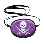 Panda Superstore Purple silk Comfortable Eye Patch for Children - Pirate Pattern