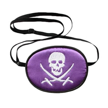 Panda Superstore Purple silk Comfortable Eye Patch for Children - Pirate Pattern
