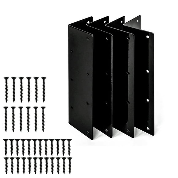 Advancent Juego de 4 soportes para jardineras de esquina y bancales elevados. Jardín y Patio