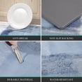 thumbnail image 5 of Yamaziot Kitchen Rugs, Abstract Anti Fatigue Mat Non Slip Kitchen Runner for Floor, Comfort Standing Mat, Blue, 17"x27"+17"x47", 5 of 6