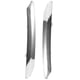 thumbnail image 2 of 1Pair Rear Bumper Strip Cover Trim Chrome Decoration for C5 2009 2010 2011 2012, 2 of 5