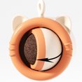 thumbnail image 2 of Bolas Hierba Gatera Interactivos Giratorios para Gatos Limpieza Dientes Juguete Con () Naranja, 2 of 8