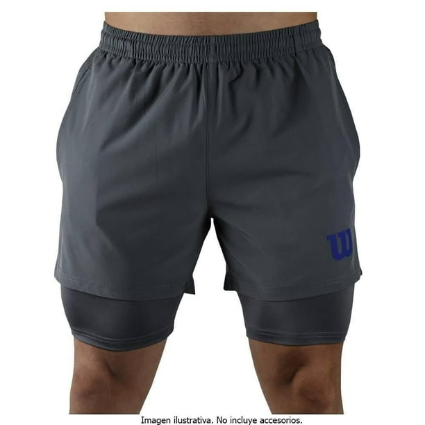 Bermuda Wilson para Hombre, con Biker Azul Marino con Gris Oxford Talla G