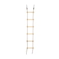 thumbnail image 1 of Siruishop Climbing Ladder Climbing Rope Ladder for Outdoor Sun Protection Wood Fitness Toy, 1 of 8