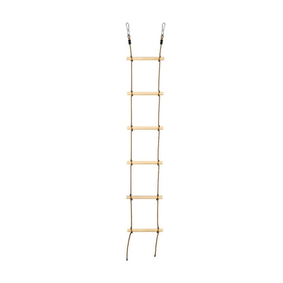 MERIGLARE Climbing Ladder 6 Sections Climbing Rope Ladder for Outdoor Child Playground