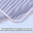 thumbnail image 6 of Qholemyo Corals Fleece Towel With Large Strips And Absorbent Edges For Men And Women To Wash Faces Take Bath Dry Hair Wipe Hair Bathroom Towels Cotton Bath Towels, 6 of 6