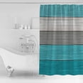 thumbnail image 2 of Shower Curtain, Country Wood Board Gray Urquoise Waterproof Shower Curtain Set with Hooks for Bathroom Showers,Stalls and Bathtubs,60x72In Vintage Gradient Plank, 2 of 8