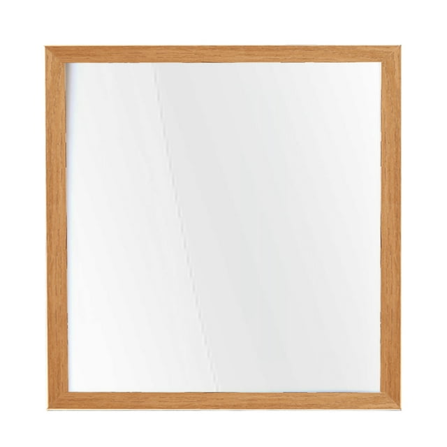 Visland Wooden Photo Frame Clear Double-sided Display Stand Rustic Desktop Floating Picture Frame for Dried Flower Display DIY Crafts