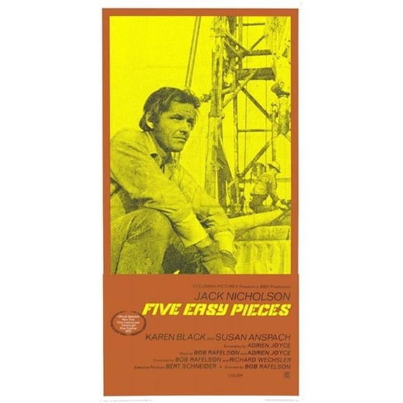 Pop Culture Graphics MOV228507 Five Easy Pieces Movie Poster, 11 x 17