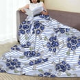 thumbnail image 6 of Sikiie Turtle with Blue Stones Ultra-Soft Micro flannel Blanket Luxury All Seasons Warm Blanket for Bedding Sofa and Travel (4 sizes)-60"x50", 6 of 7