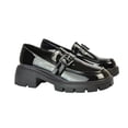 thumbnail image 3 of XY London Womens Adelaide Patent Buckle Detail Chunky Platform Loafers, 3 of 4