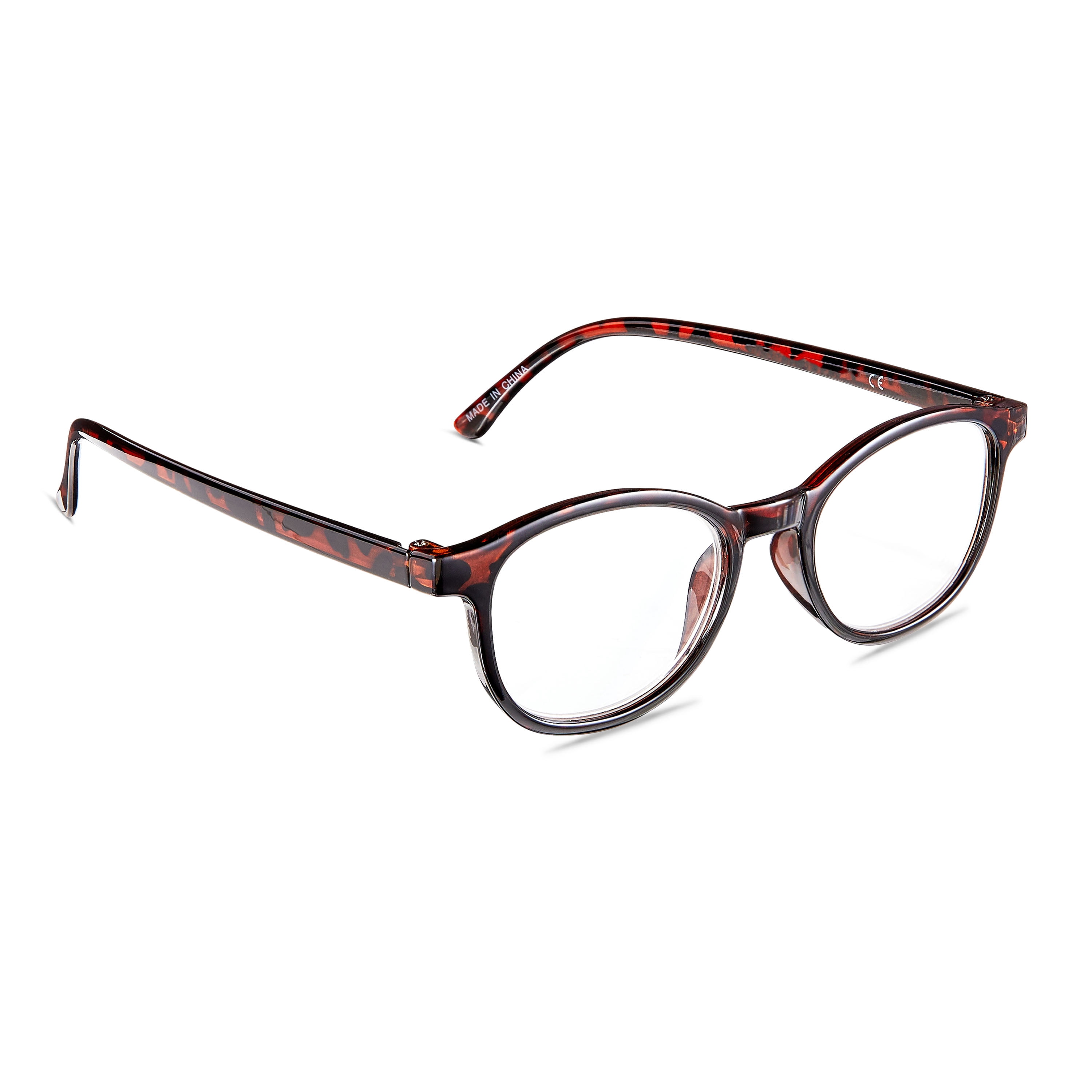 (2 pack) Equate Unisex Rectangular Reading Glasses, Gray/Black/Tortoise, +3.00, 3 Pack