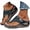 Blue, variant on Orthopedic Sandals for Women 2025,Summer Slip On Beach Sandals Dressy Arch Support Wedge Sandal Vintage Wide Width Flip Flops Casual Boho Slipper