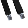 thumbnail image 4 of SGFCWSX Men's X-Back Suspenders, 4-Clip Adjustable Elastic Formal Casual Black, 4 of 6
