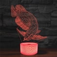 thumbnail image 6 of YSTIAN 3D Fish Remote Control 16 Color Night Lights Illusion Acrylic LED Table Bedside Lamp Children Bedroom Desk Decor Birthday Christmas Gift Toy for Kids, 6 of 8