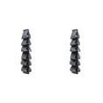 thumbnail image 4 of Estante de Almacenamiento de Zapatos sobre la Puerta Injueey 12 Bolsillos Negro, 4 of 6