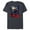 Navy Heather, variant on Spider-Man: Across the Spider-Verse Miles Web Thwip - Short Sleeve Blended T-Shirt for Adults - Customized-Ocean Blue