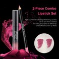 thumbnail image 1 of Juego de 2 lápices labiales delineadores de labios, kit de regalo de maquillaje resistente al agua y de larga duración para mujeres Ygjytge Para estrenar, 1 of 5