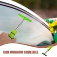 thumbnail image 3 of ifundom 2Pcs Car Window Cleaning Kit Telescopic Mirror Cleaning Tool Rubber Green For Car Windows, 3 of 8