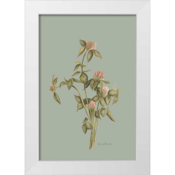 Murdock, Ramona 11x14 White Modern Wood Framed Museum Art Print Titled - Wild Clover