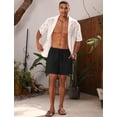 thumbnail image 2 of IDOPIP Men's Summer Board Shorts Adjustable Drawstring Quick-Drying Shorts with Liner Swim Trunks, 2 of 8