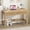 Oak, variant on Fluted Computer Desk Small Wooden Writing Desk with 2 Drawers and Built-In Outlet & USB, Engineered Wood Rectangular Table, 39 Inch Desk, Walnut
