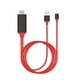 thumbnail image 1 of Wecast 1080P Hdmi Hdtv Cable Teléfono Inteligente A Hdmi Adaptador De Cable Compatible Con Sistema Ios Con Para Iphone5 / 5S / 66 Plus / 6S / 6 Plus / 7/8 / X Ipad4 / Mini / Air / Mini2 Speravity EL010758-00, 1 of 5