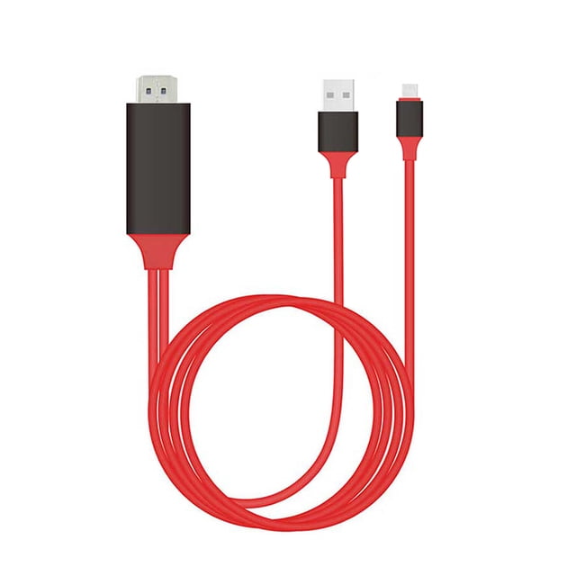 Wecast 1080P Hdmi Hdtv Cable Teléfono Inteligente A Hdmi Adaptador De Cable Compatible Con Sistema Ios Con Para Iphone5 / 5S / 66 Plus / 6S / 6 Plus / 7/8 / X Ipad4 / Mini / Air / Mini2 Advancent EL010758-00