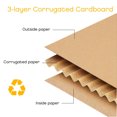 thumbnail image 4 of BagDream 4x4x4 Small Shipping Boxes Brown Corrugated Cardboard Paper Boxes for Small Bussiness, Packing and Mailing, 25 Pack, 4 of 7