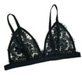 thumbnail image 1 of Soutien-gorge Triangle en Dentelle Transparente à Fleurs Aguichant pour Femmes, Soutien-Gorge Léger en Maille, 1 of 10