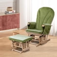thumbnail image 5 of 5pcs Velvet Glider Rocking Chair Replacement Cushion Set Soft Non-Slip w Pockets, 5 of 7