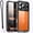 Black/Clear, variant on AICase for iPhone 17 Pro Max Case Waterproof Built-in Screen Protector, [Full Body Shockproof] [Dustproof] [IP68 Underwater] Phone Case Orange/Clear