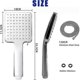 thumbnail image 4 of Shower Head, Bathroom Shower Head, Water Saving Shower Head Shower Head With 1.5m Tubya, 4 of 5