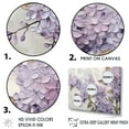 thumbnail image 3 of Designart "Dreamscape Of Beautiful Lilacs I" Lilacs Floater Framed Canvas Art Print, 3 of 5