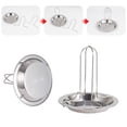 thumbnail image 2 of Hi,Fancy Four à Convection Acier au Carbone Plateau Grillé Support Plat de Rôtissage Antiadhésif Outils de Cuisson, 2 of 8