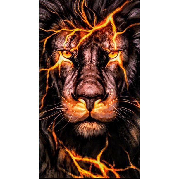 Wdftyju Diamond Painting 5D DIY Tiger Kit de diamantes de imitación de taladro redondo completo (V1318) Wdftyju 6kb2yg0pe1cv6ew7D02