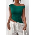 thumbnail image 3 of Remera PRETTYGARDEN Verano 2025 Top con Un Hombro y Fruncido Talle S, 3 of 8