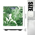 thumbnail image 2 of High Precision Body Weight Scale Smart Bathroom Scales with Large LCD Display(400lbs),Decorative for Bedroom-Monstera Leaves With Vibrant Green Color, 2 of 4