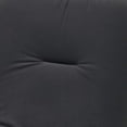 thumbnail image 4 of Fabric Tufted Metal Dining Chair with Sled Legs Support, Set of 2,Dark Gray - Saltoro Sherpi, 4 of 5