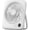 White, variant on Portable Desk Fan, Ultra-Thin Rechargeable Battery Operated Mini Fan with Digital Display, Quiet 4-Speed Small Personal Travel Fans for Office, Bedroom, Cruise, Outdoor