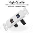 thumbnail image 4 of Ccdes HDMI USB 3.0 2 en 1 Panel de Placa Frontal de Pared Multimedia integrada-Blanco Cable No se aplica, 4 of 5