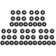 thumbnail image 1 of 10 Uds. Cerraduras Correa Guitarra Bloques Antideslizantes Silicona para Entusiastas La (), 1 of 5