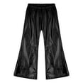 thumbnail image 3 of YEAHDOR Girls Shiny Sequins Dance Pants Jazz Hip-Hop Street Dance Flared Pants,Sizes 2-16, 3 of 5