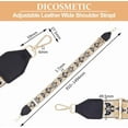 thumbnail image 2 of 1 Piece Bag Strap Replacement Light Khaki Straps with Alloy Swivel Clasp 91-149cm Adjustable Polyester Shoulder Strap Bohemian Bag Straps, 2 of 7
