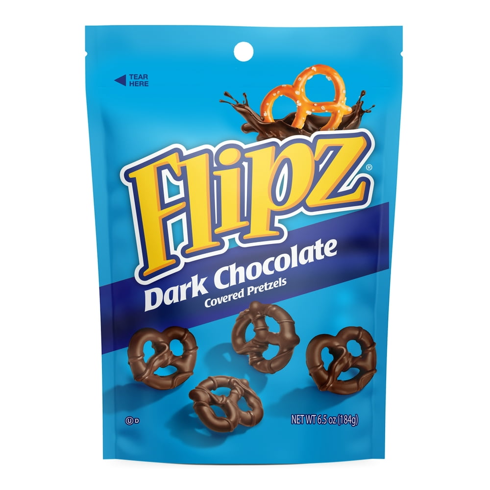 Flipz Dark Chocolate Covered Pretzels, 6.5 Oz.
