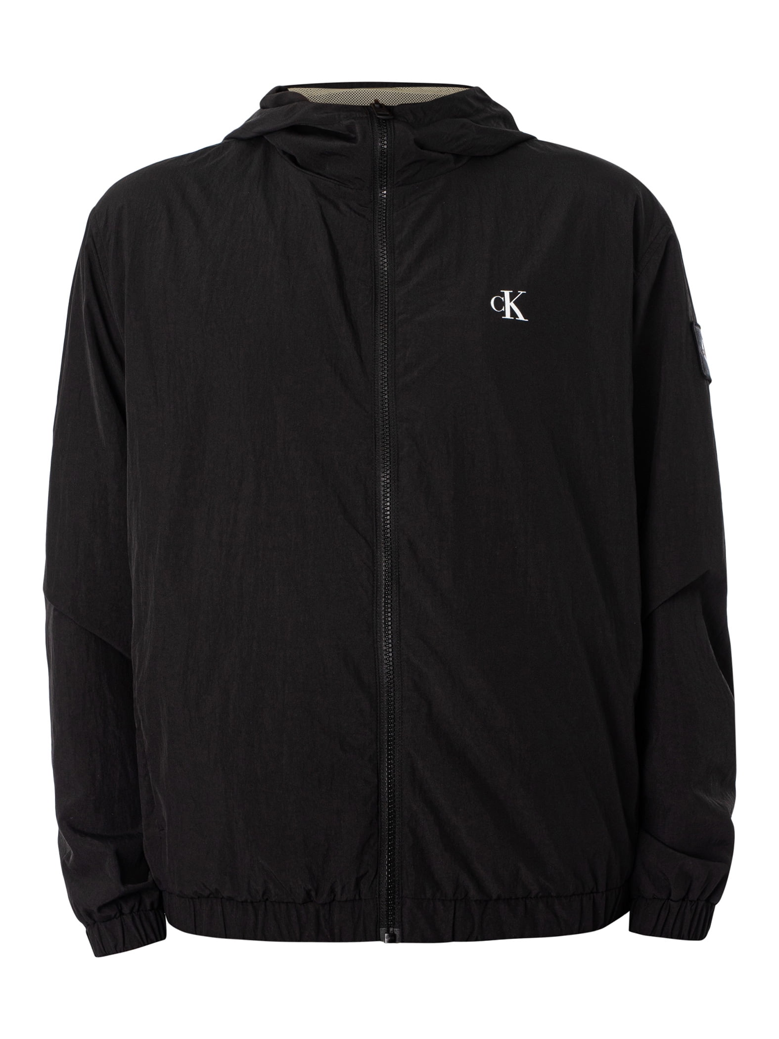 Calvin Klein Jeans Logo Windbreaker Jacket, Black - Walmart.com Calvin Klein Jeans Logo Windbreaker Jacket, Black - Walmart.com